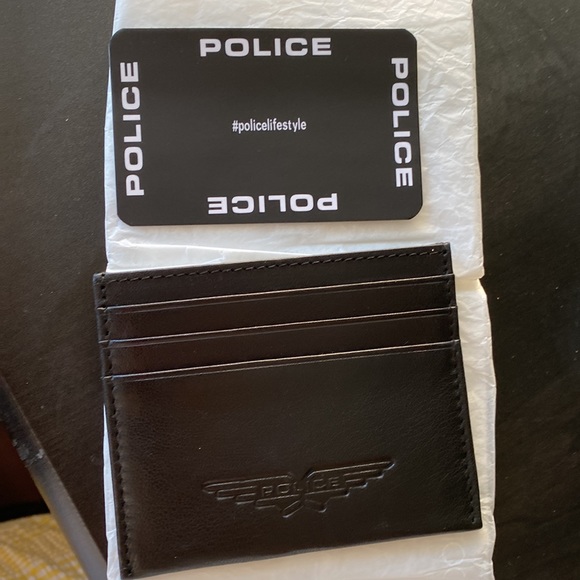 BNWOT  Police Leather Cardholder - Picture 4 of 7